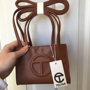Telfar Small Tan Shopping Bag